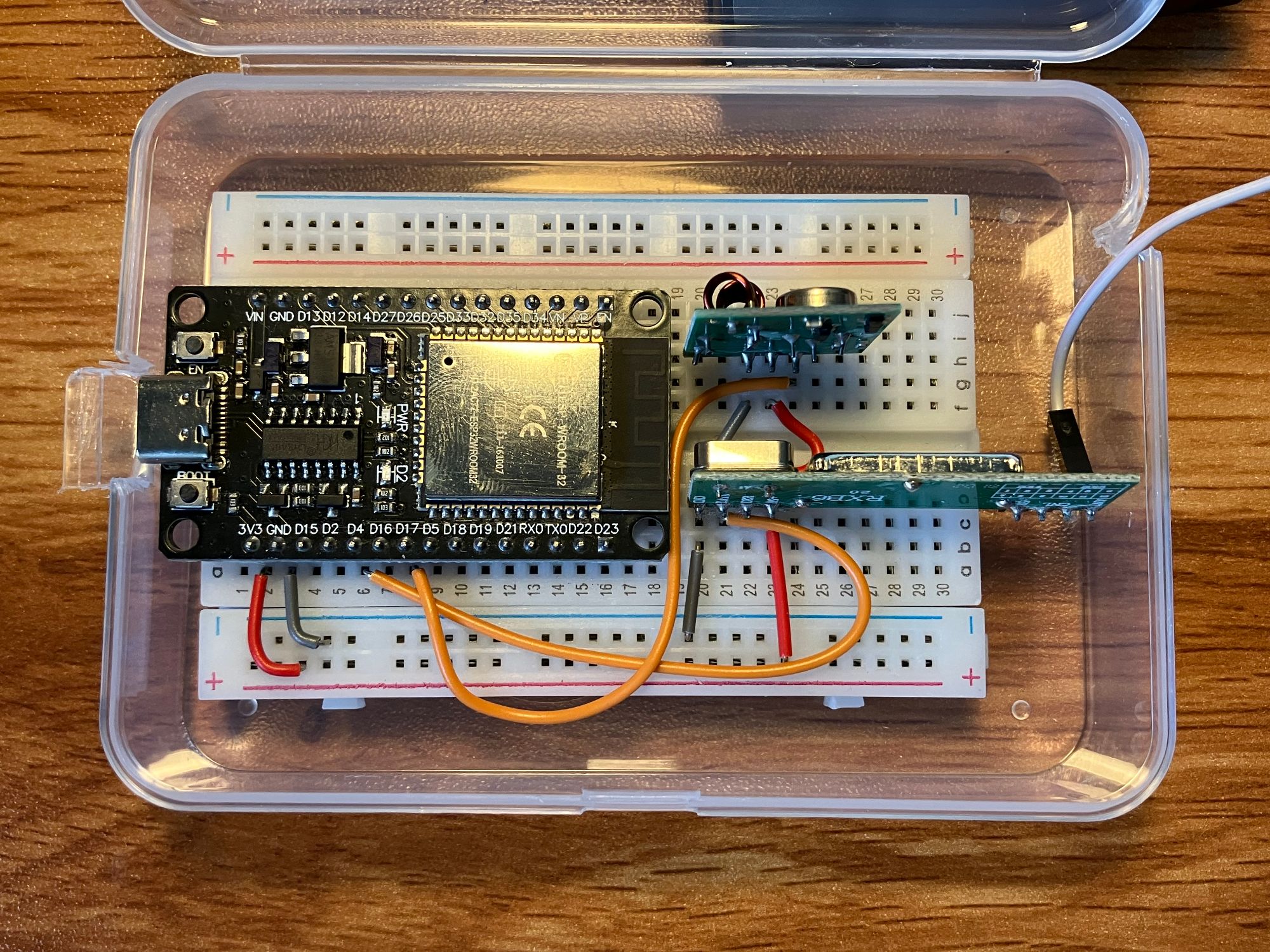 Completed wiring